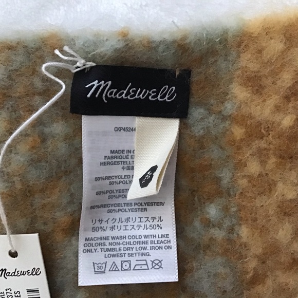 Madewell Large Cozy Scarf Wrap New With Tag - Picture 6 of 6
